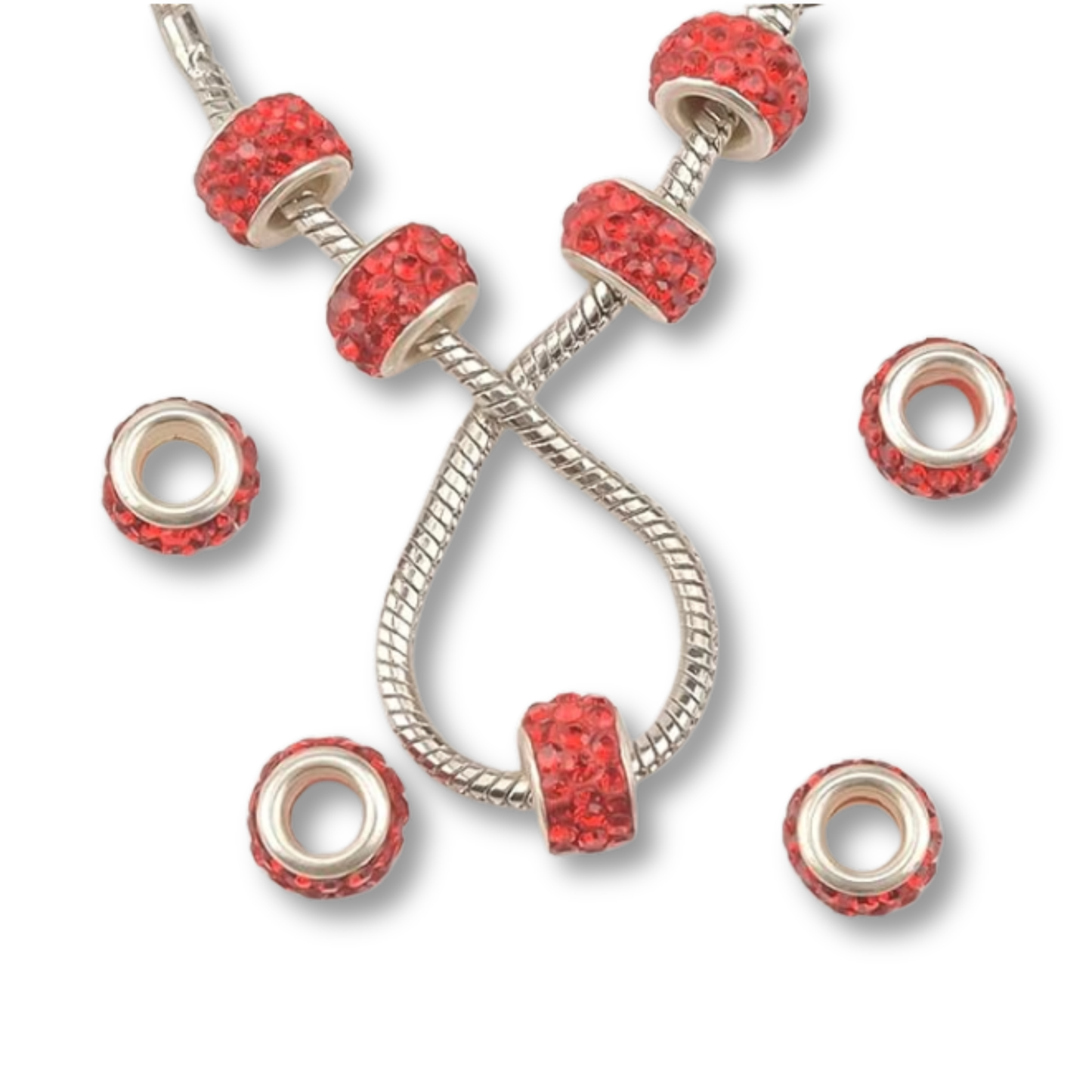 White Christmas Inspired Classic Christmas Charm Bracelet