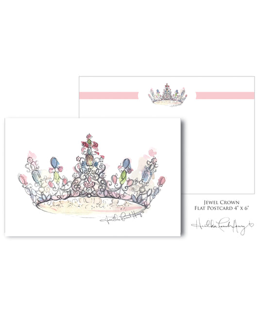 Jewel Crown Notecard 20 Piece Set